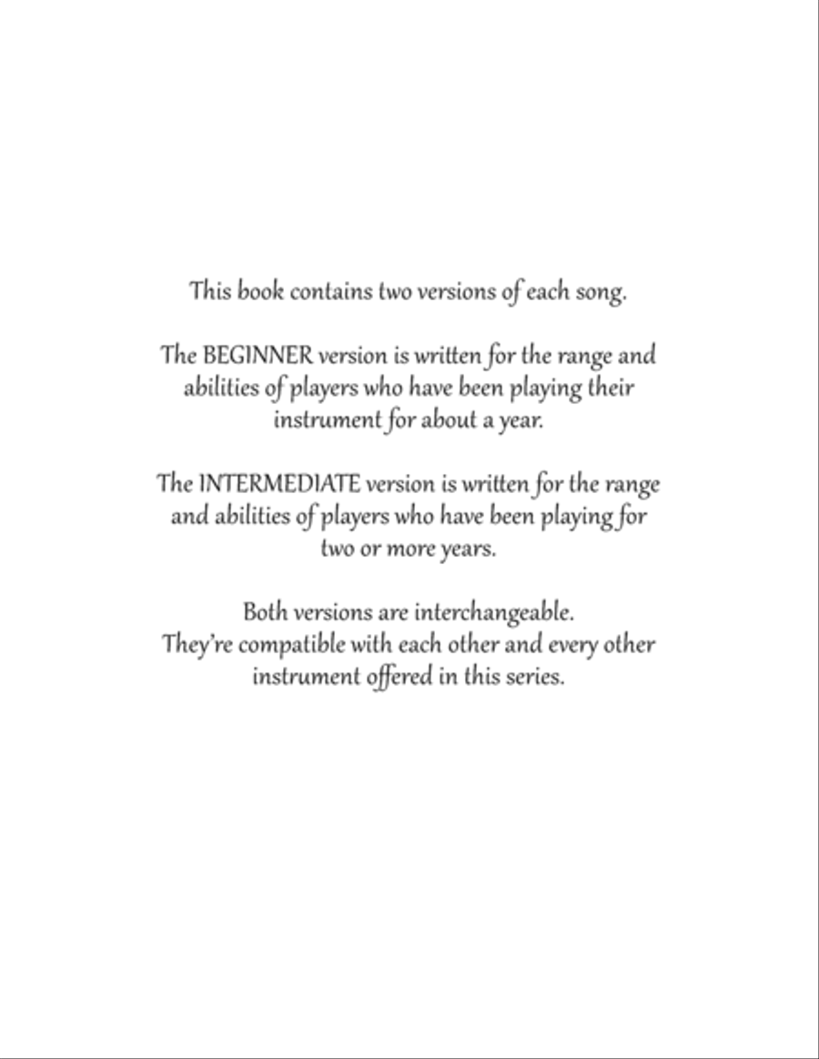 Easy Holiday Duets - Alto Saxophone Woodwind Duet scores gallery preview page 3
