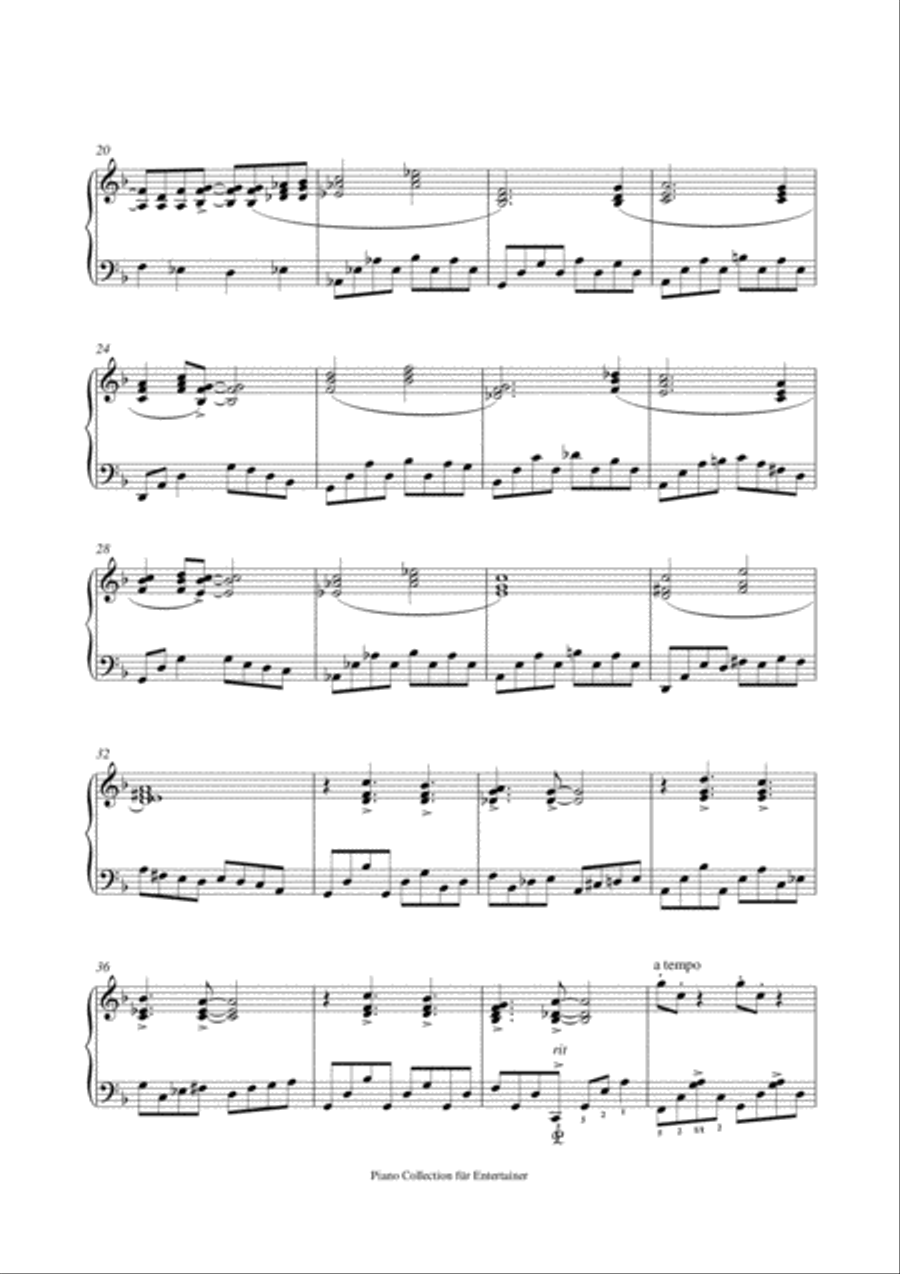 Cuckoo Clock, (Piano Collection fuer Entertainer) Piano Solo scores gallery preview page 2