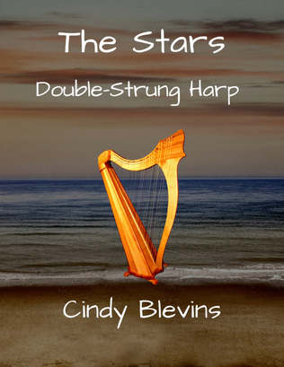 Book cover for The Stars, original solo for Double-Strung Harp