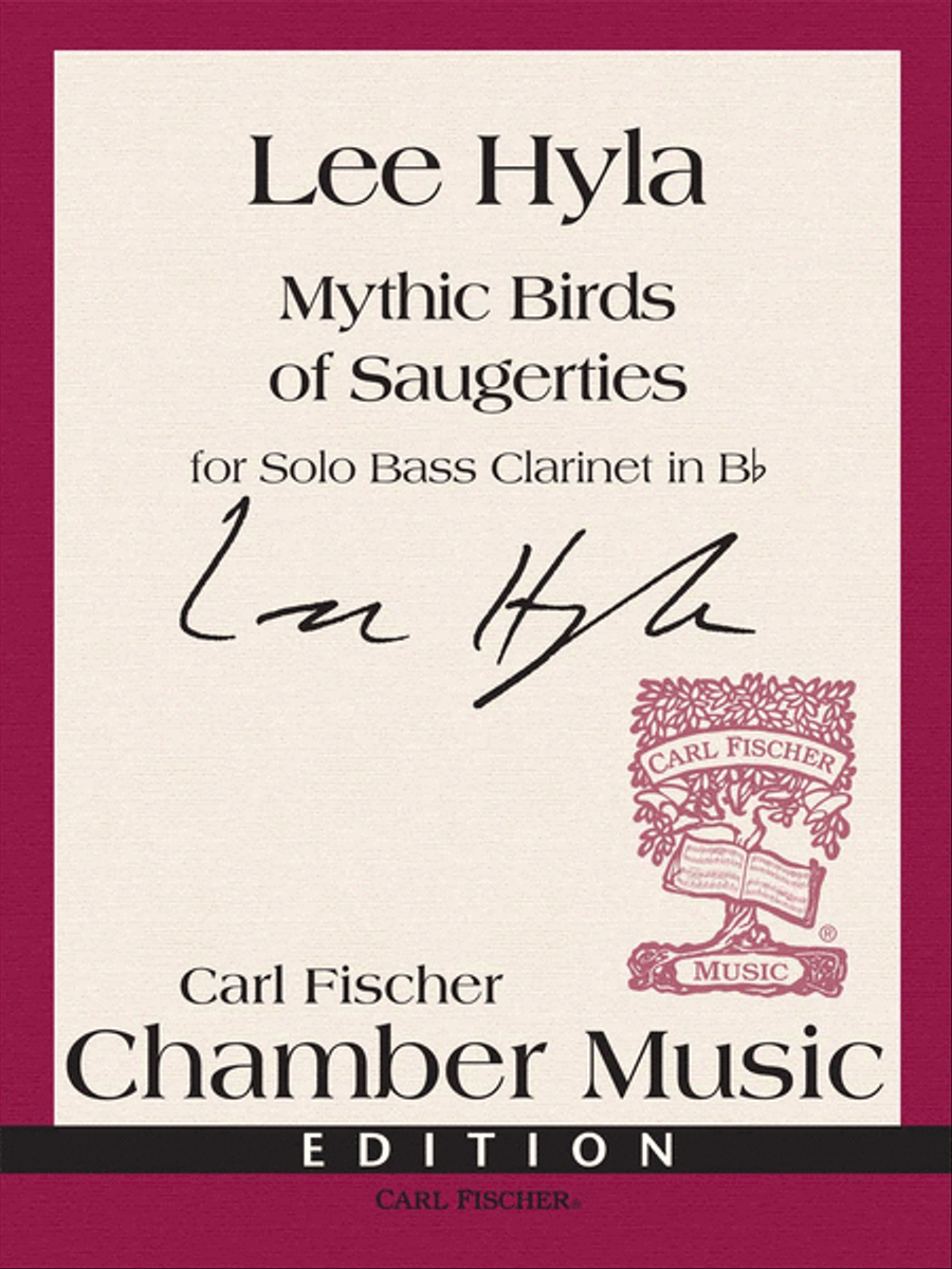 Mythic Birds of Saugerties Bass Clarinet scores gallery preview page 1