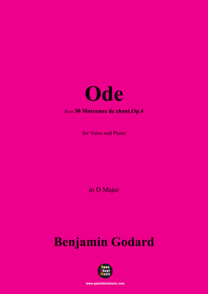 B. Godard-Ode,Op.4 No.16,in D Major