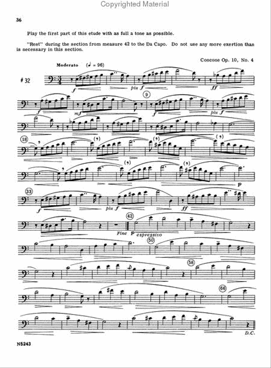 Studies in Legato Trombone scores gallery preview page 4