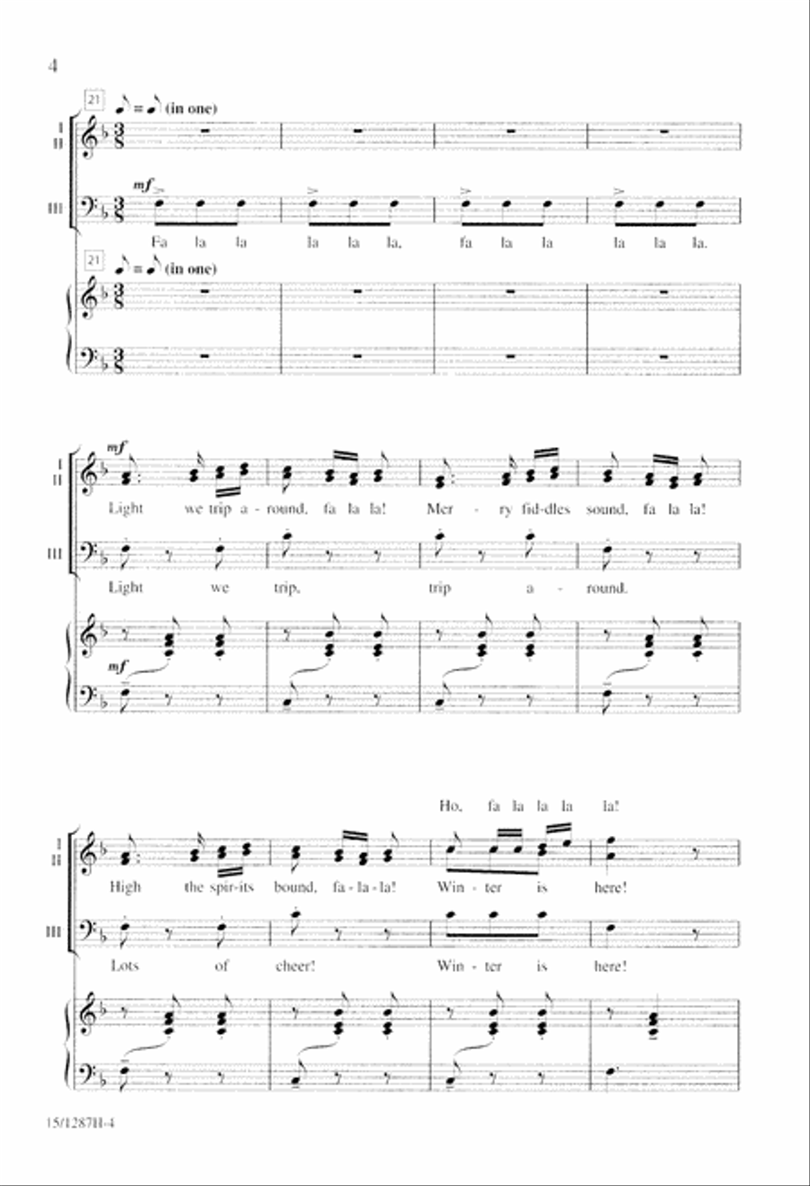 Winter Carnival Winter Carnival 3-Part scores gallery preview page 4