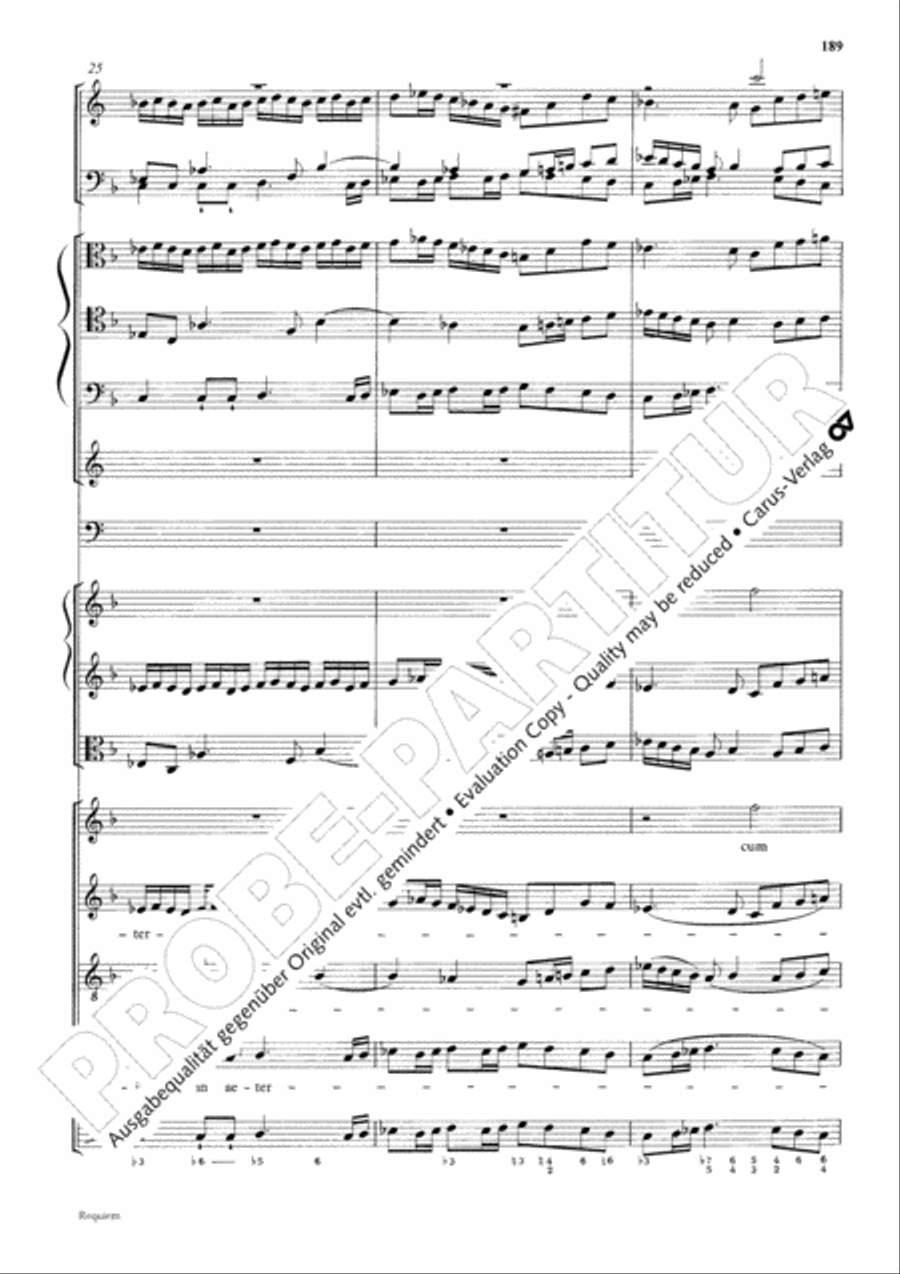 Requiem Requiem 4-Part scores gallery preview page 196