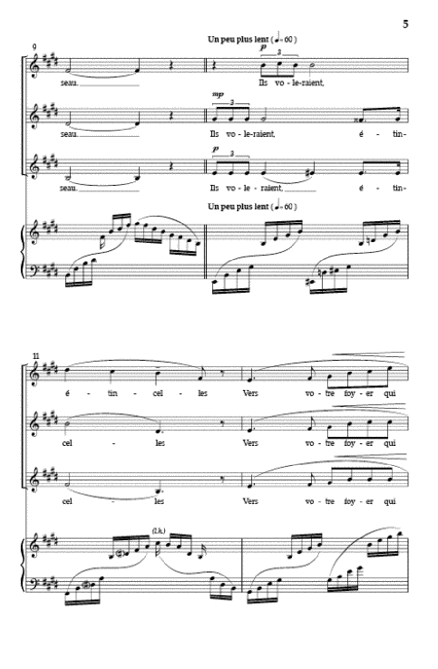 Si mes vers avaient des ailes SSA scores gallery preview page 4
