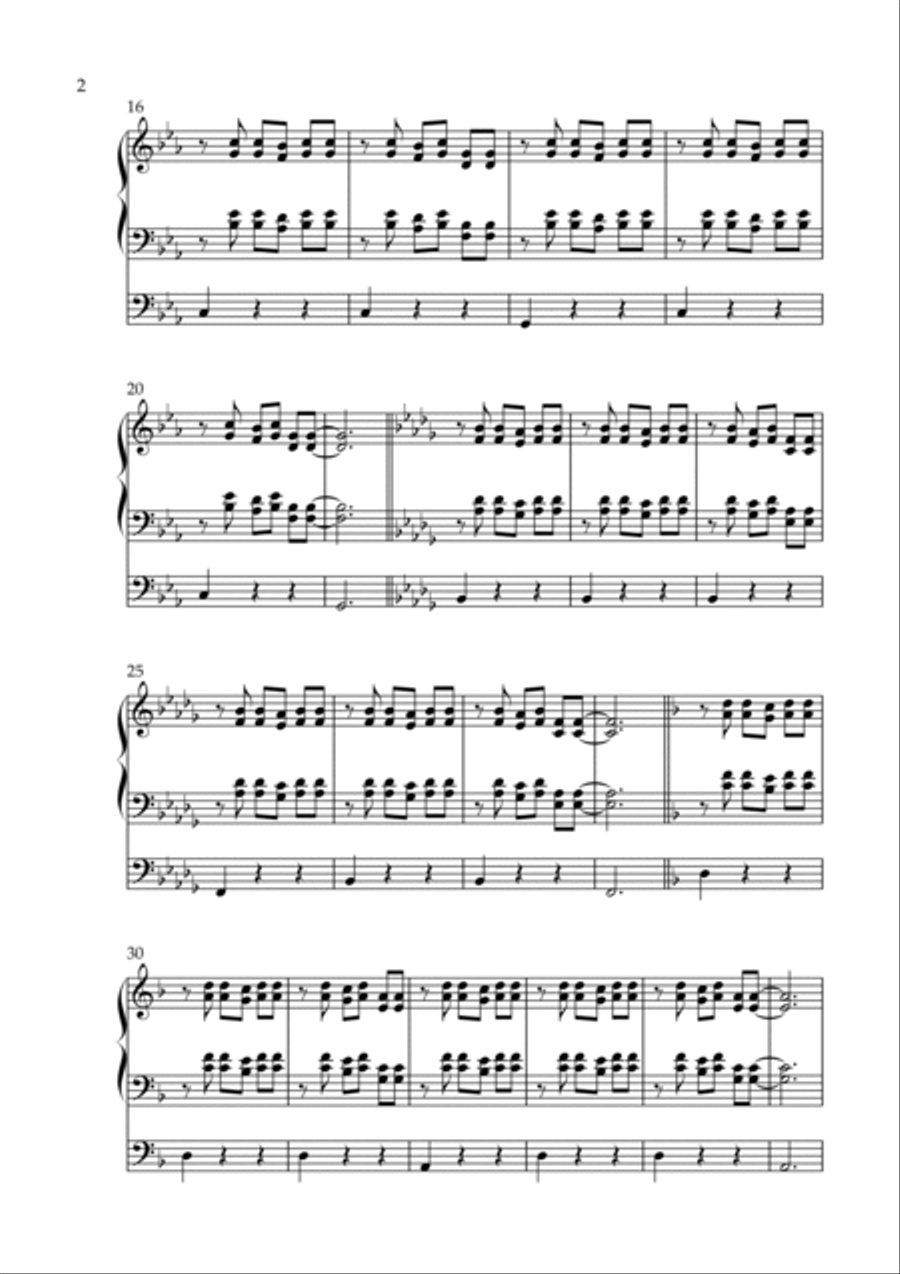 Litany on Christus vincit, Op. 18 (Organ Solo) by Ausra Motuzaite-Pinkeviciene Organ Solo scores gallery preview page 2