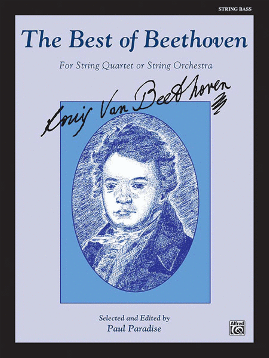 The Best of Beethoven (For String Quartet or String Orchestra) String Quartet scores gallery preview page 1