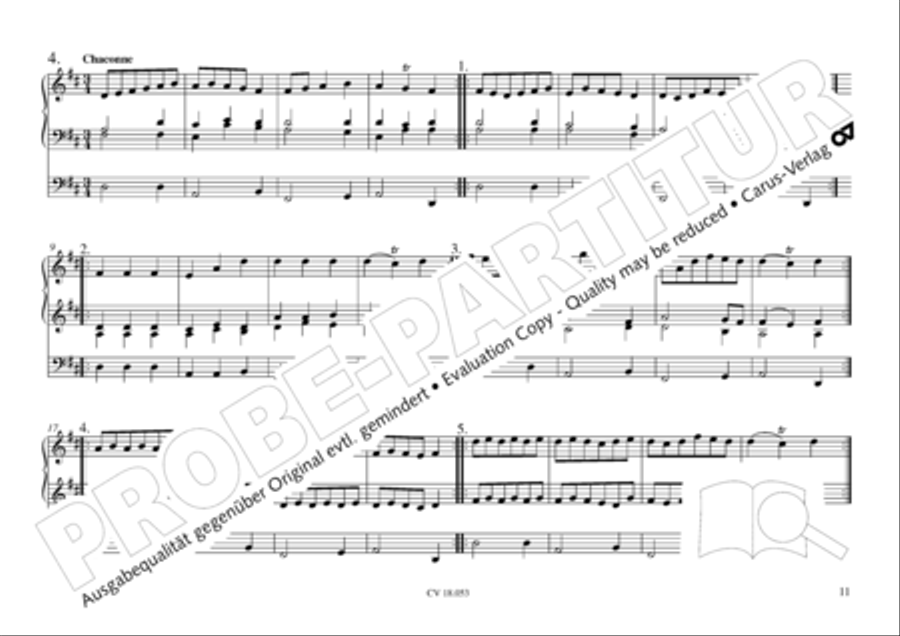 Das Husumer Orgelbuch von 1758 Organ Solo scores gallery preview page 12