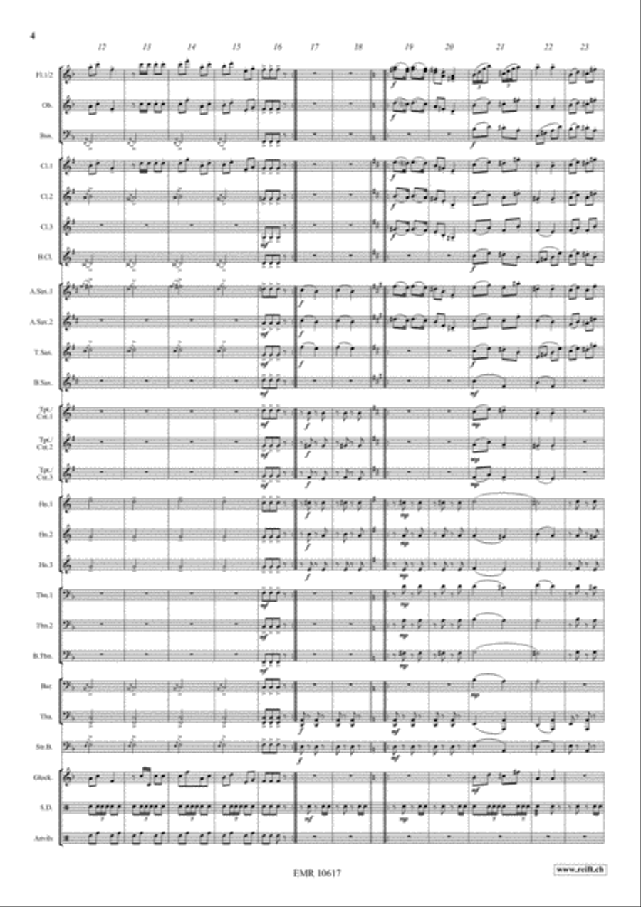 Blacksmith Polka Concert Band scores gallery preview page 5
