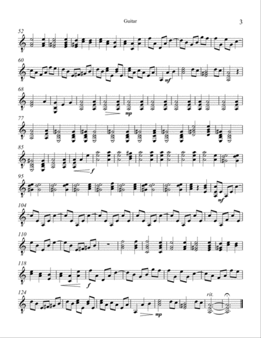 Three Mexican Folk Songs Choir scores gallery preview page 2