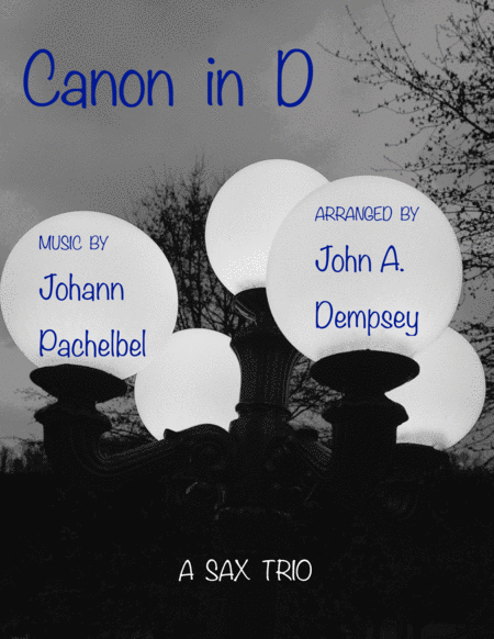 Canon in D (Sax Trio: SAT) image number null