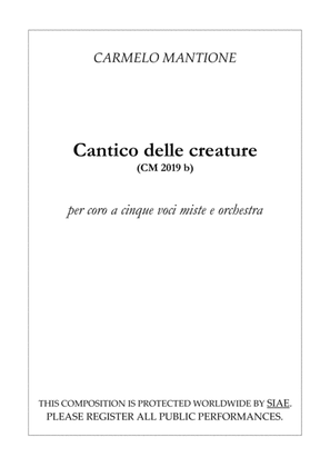 Cantico delle creature (CM 2019 b) per coro e orchestra