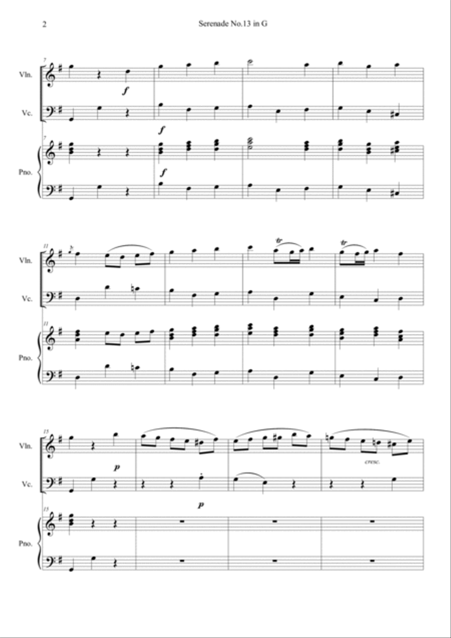 Serenade No.13 
