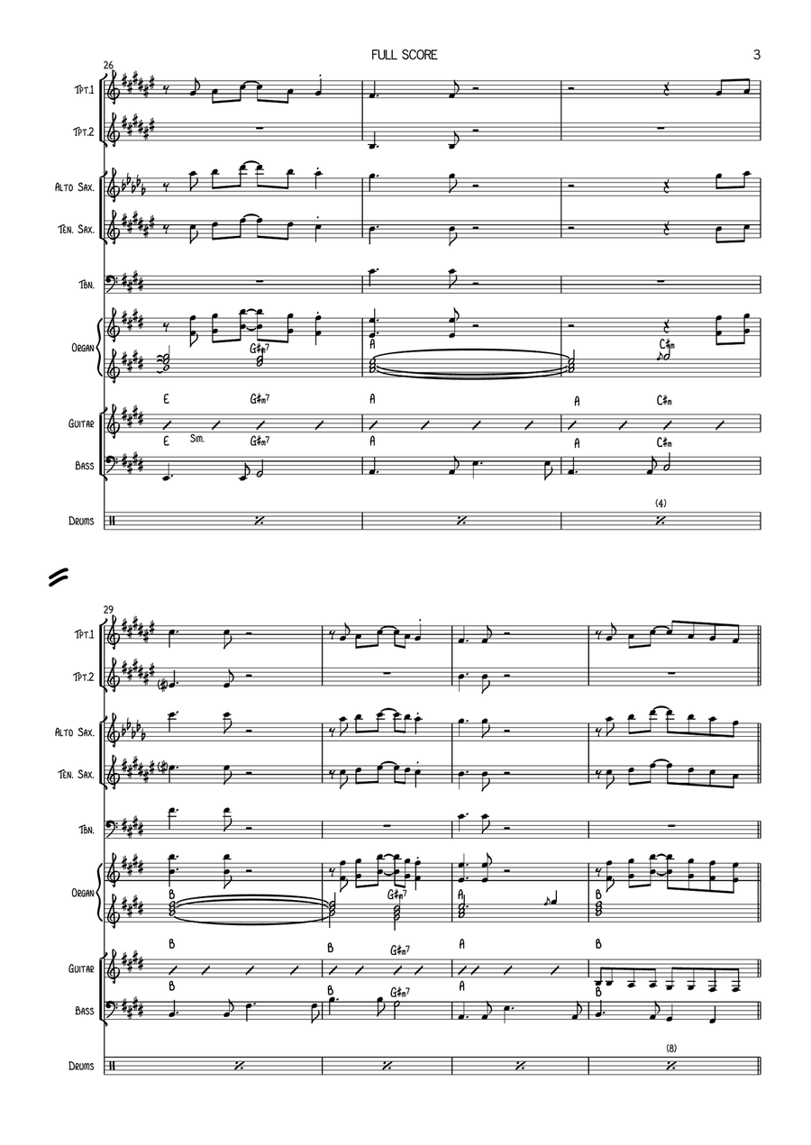 Walk Of Life Large Ensemble scores gallery preview page 3