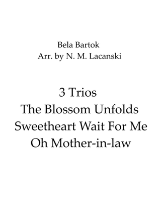 3 Trios The Blossom Unfolds Sweetheart Wait For Me Oh Mother-in-law