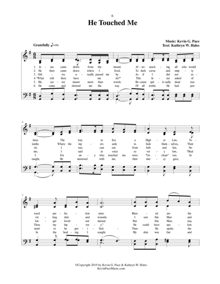 He Touched Me - a sacred hymn image number null