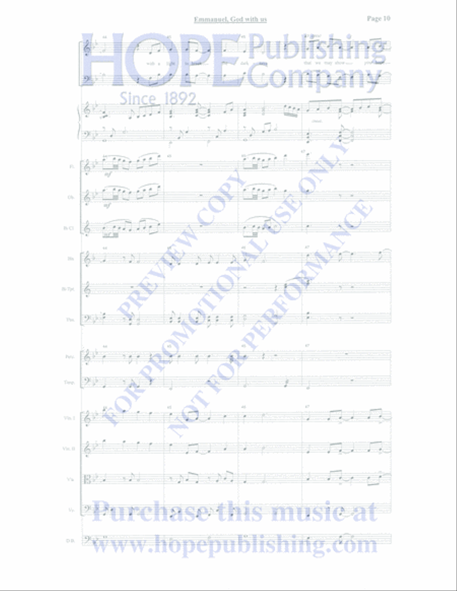 Emmanuel Emmanuel Orchestra scores gallery preview page 43