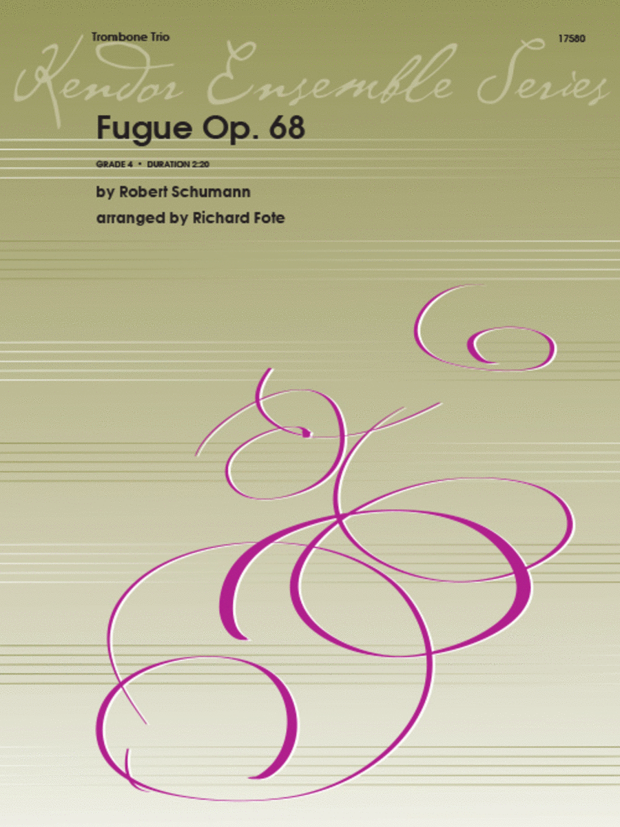 Fugue Op. 68 Trombone scores gallery preview page 1