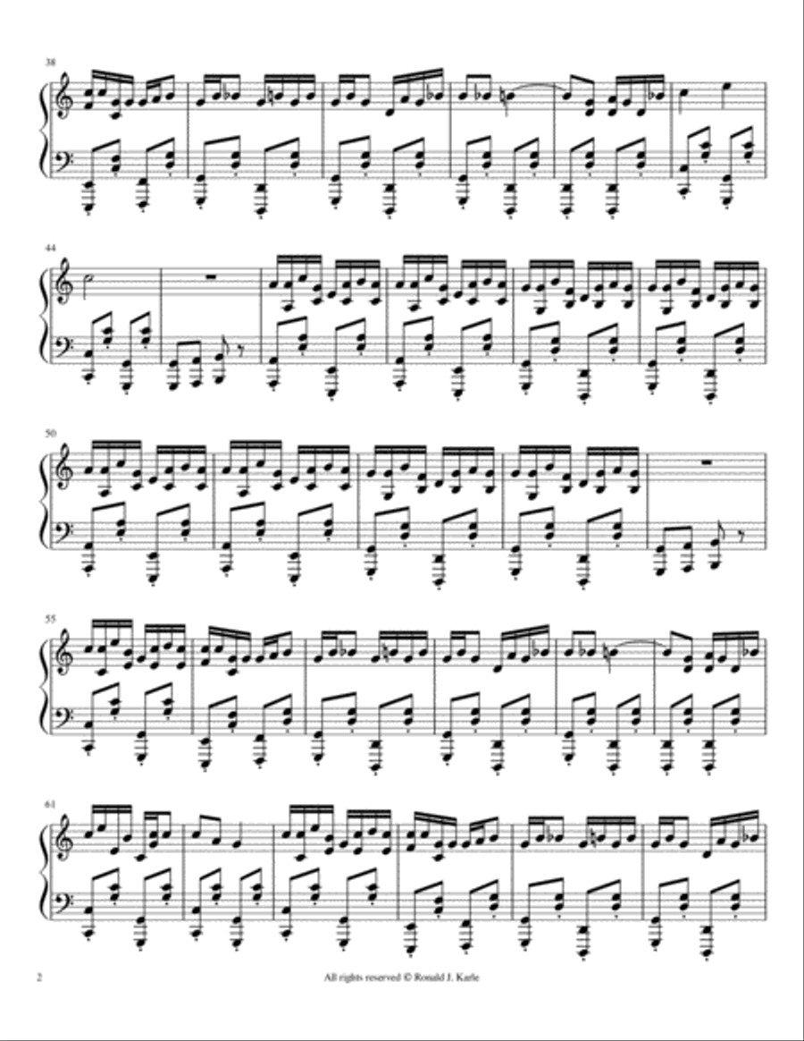 Operation Rag Piano Solo scores gallery preview page 2