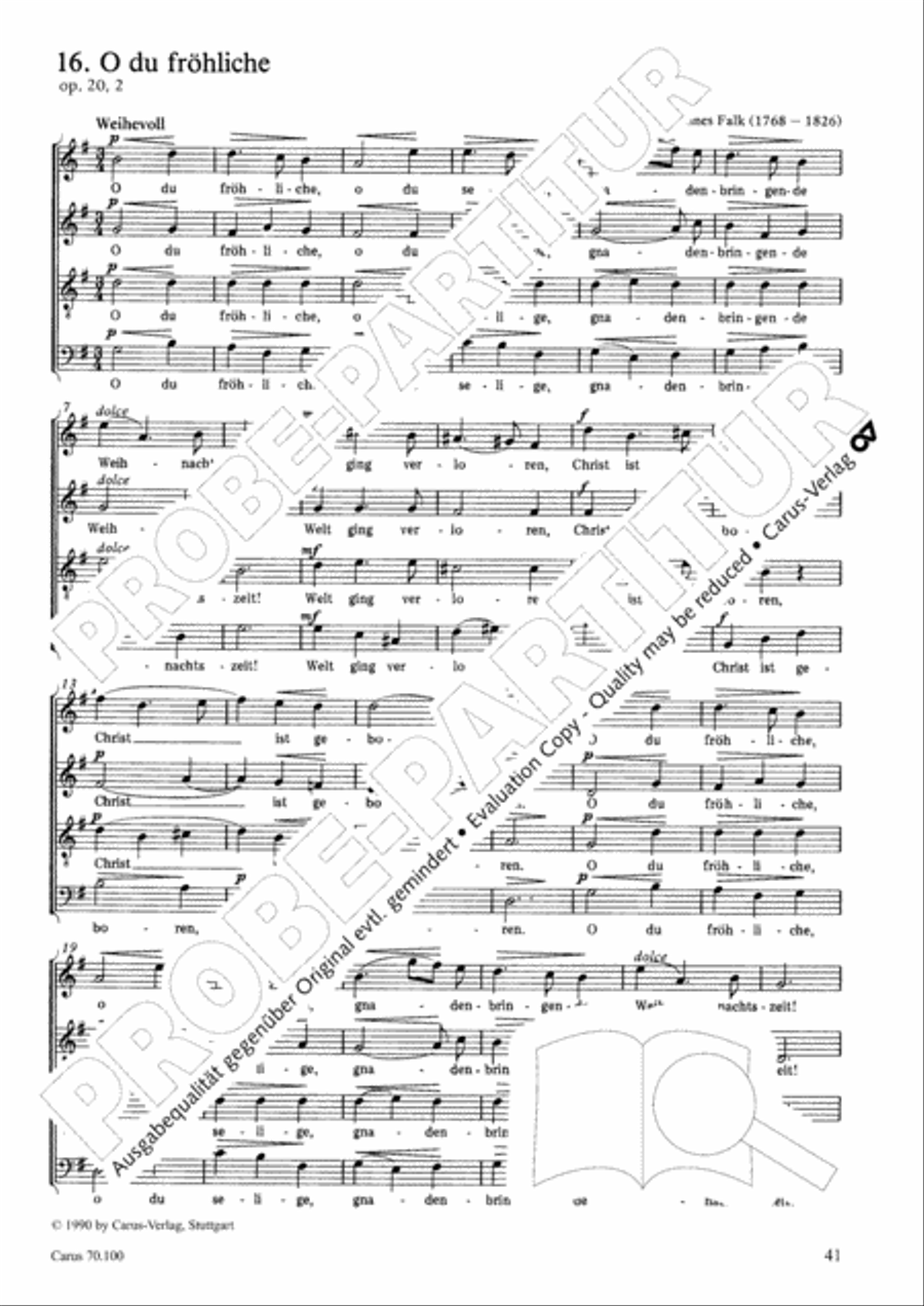 Geistliches Chorbuch der Romantik Choir scores gallery preview page 42