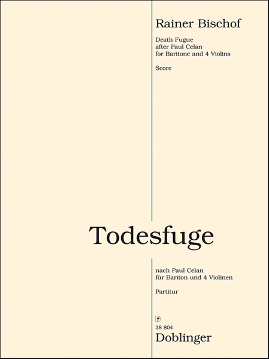 Todesfuge Todesfuge Voice scores gallery preview page 1