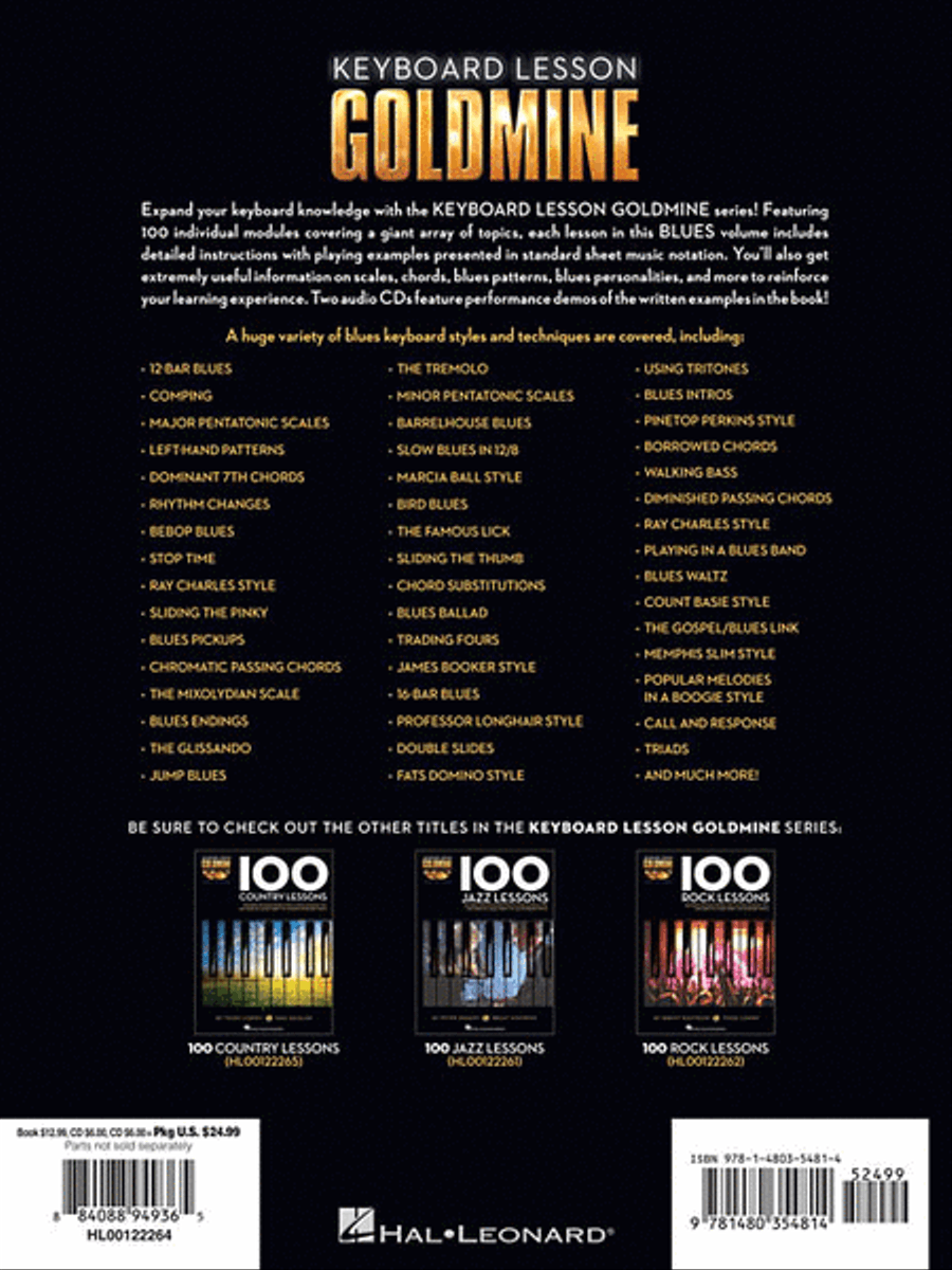 100 Blues Lessons Piano Method scores gallery preview page 2
