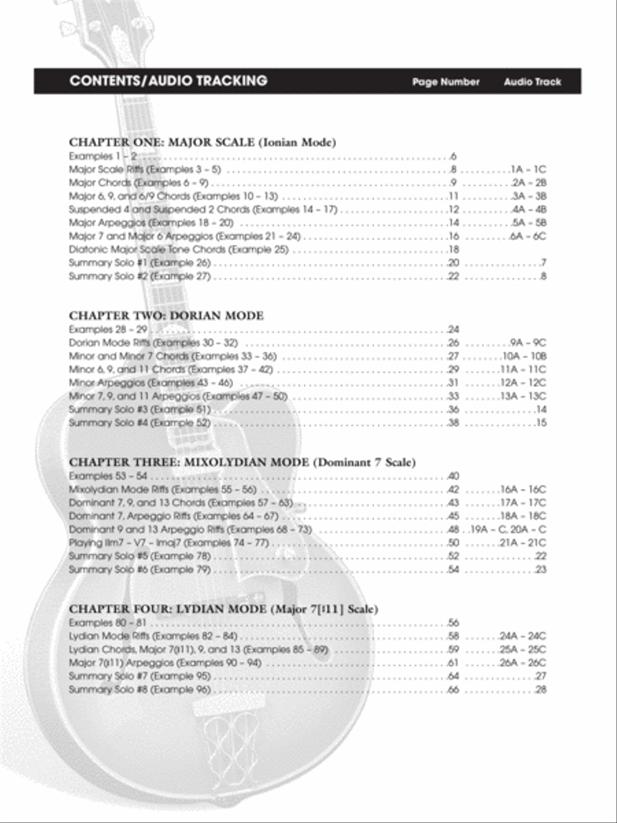 21st Century Pro Method - Jazz Guitar - Swing to Bebop (Book/CD) Electric Guitar scores gallery preview page 2