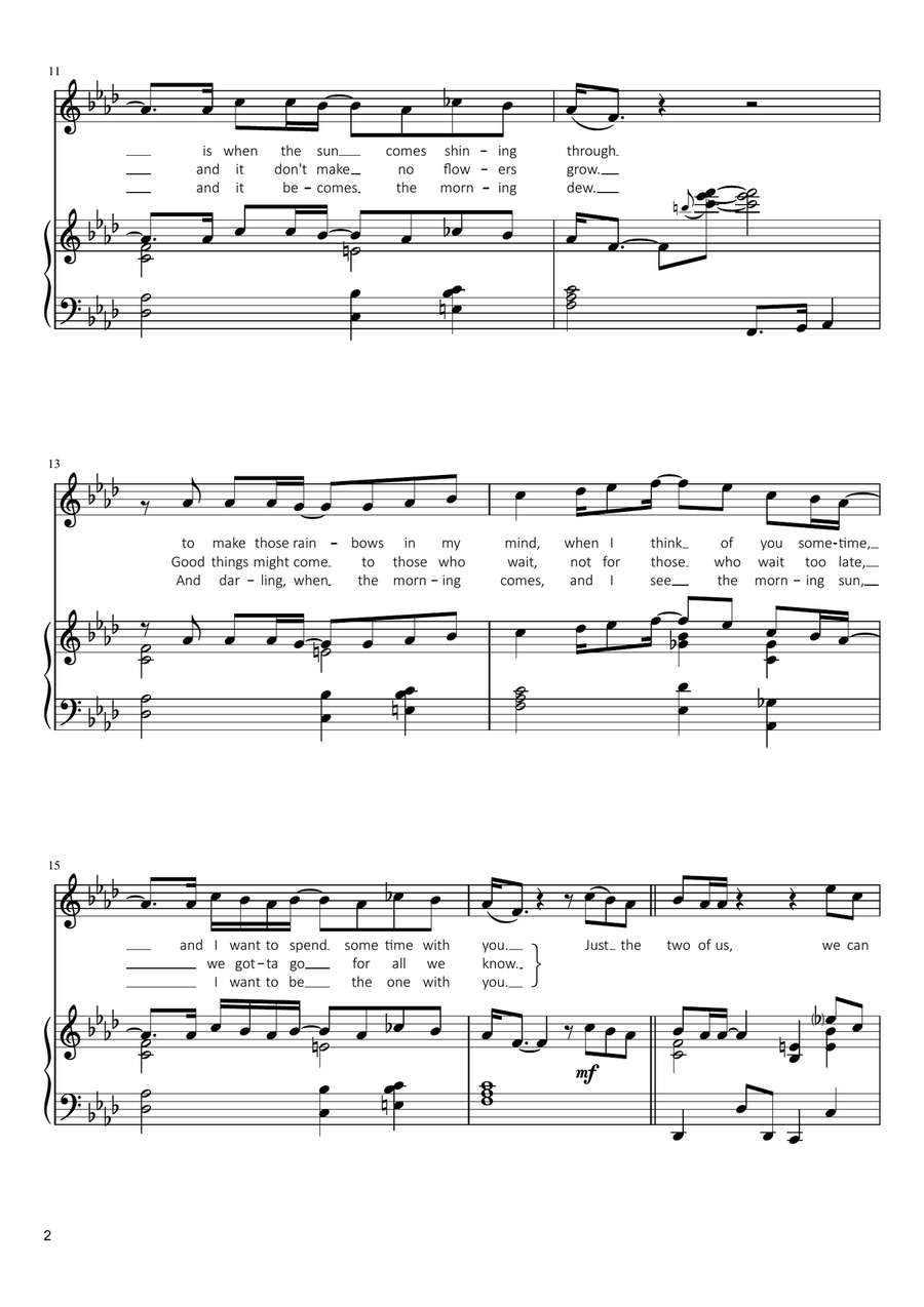 Just The Two Of Us Piano, Vocal scores gallery preview page 2