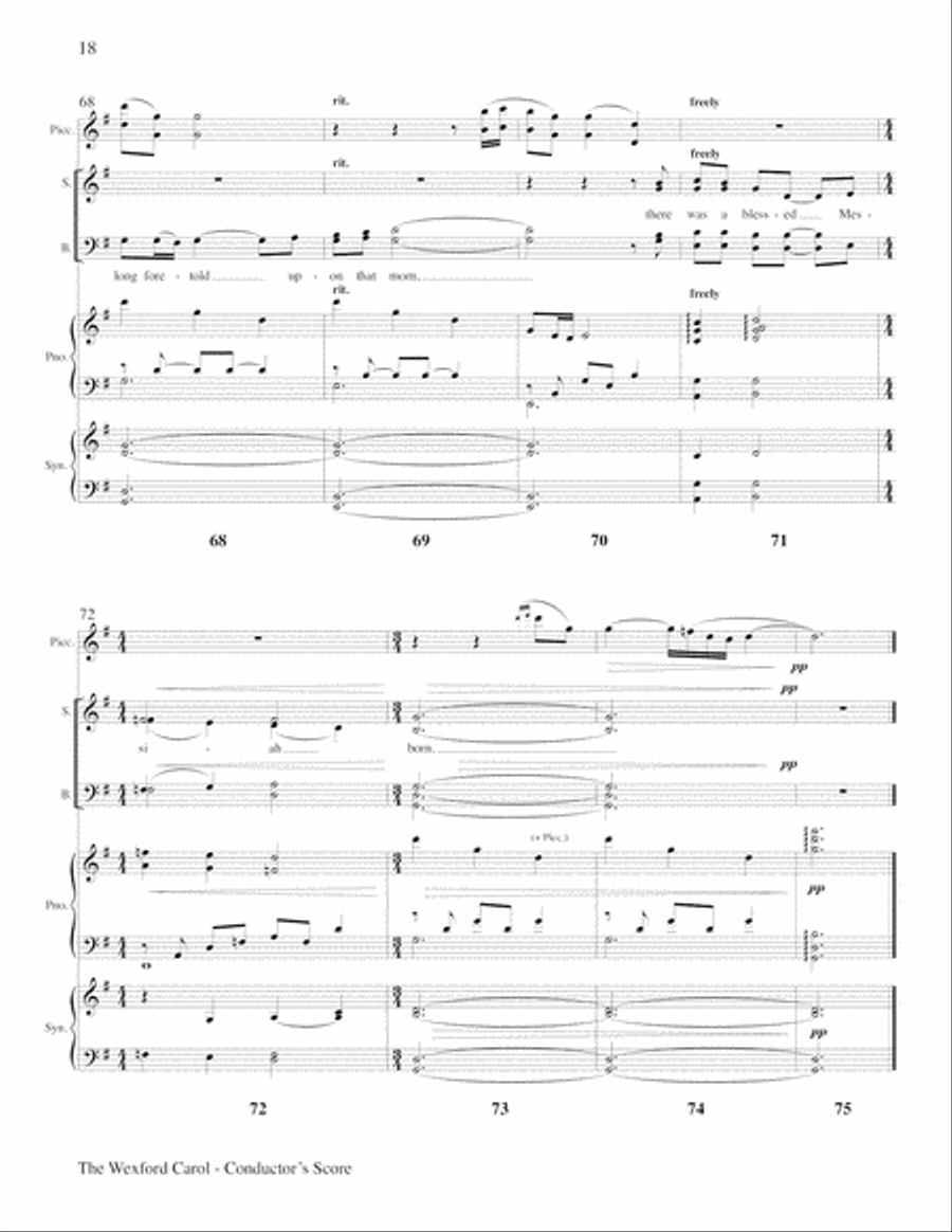 The Wexford Carol The Wexford Carol Choir scores gallery preview page 18