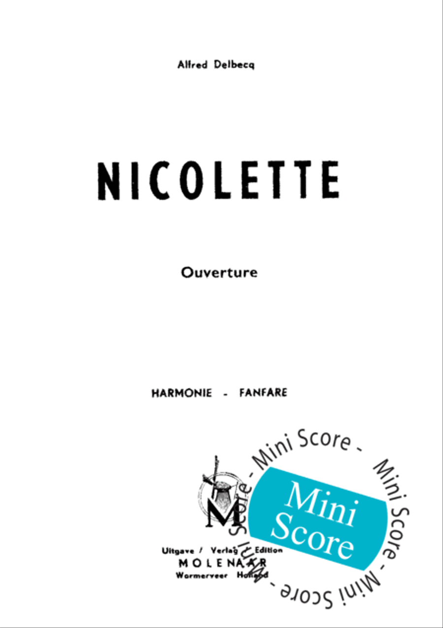 Nicolette Concert Band scores gallery preview page 3