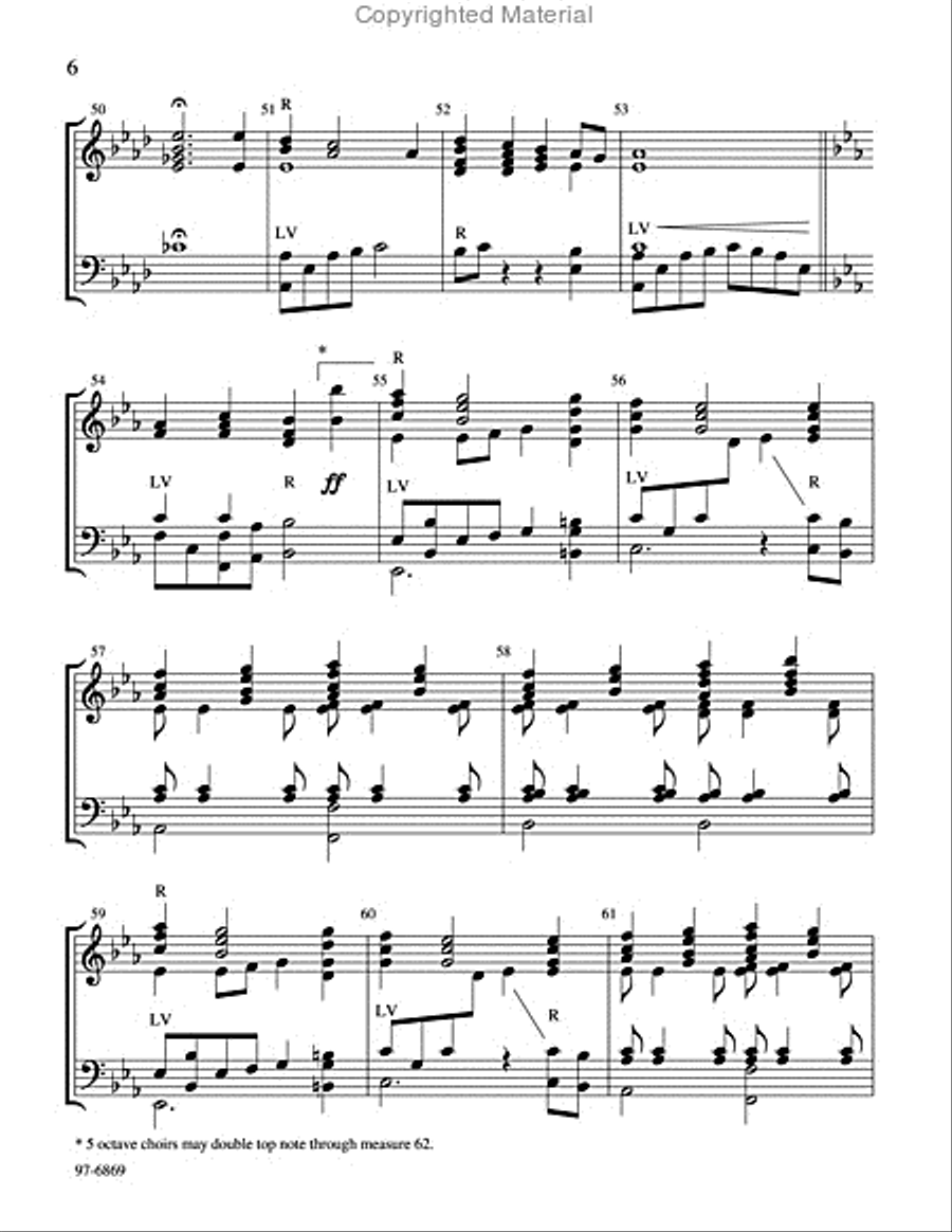 The Lamb (Hansen) The Lamb (Hansen) Handbell Choir scores gallery preview page 6