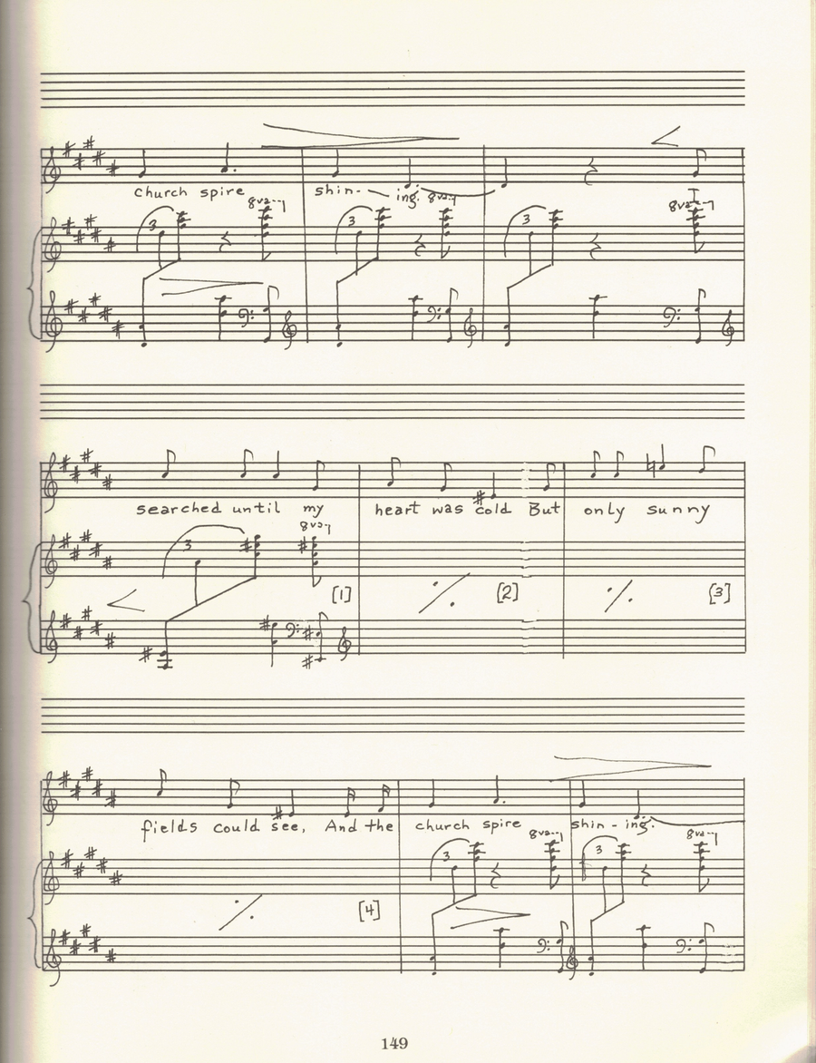 My Sister's Hand in Mine Piano, Vocal scores gallery preview page 2