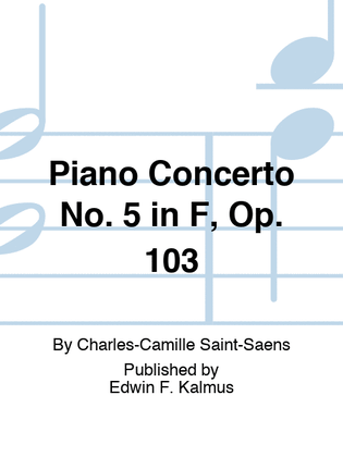 Piano Concerto No. 5 in F, Op. 103