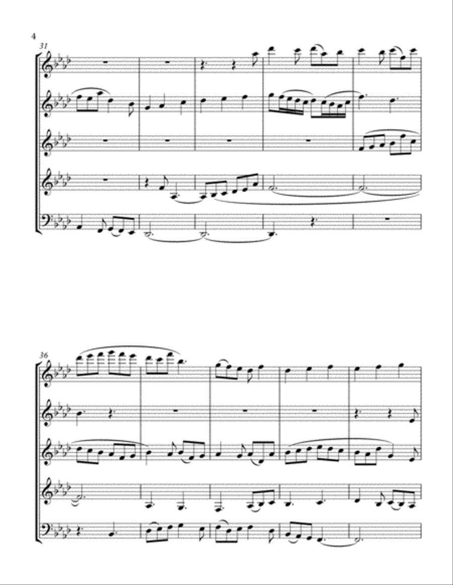 August Air August Air Woodwind Quintet scores gallery preview page 5