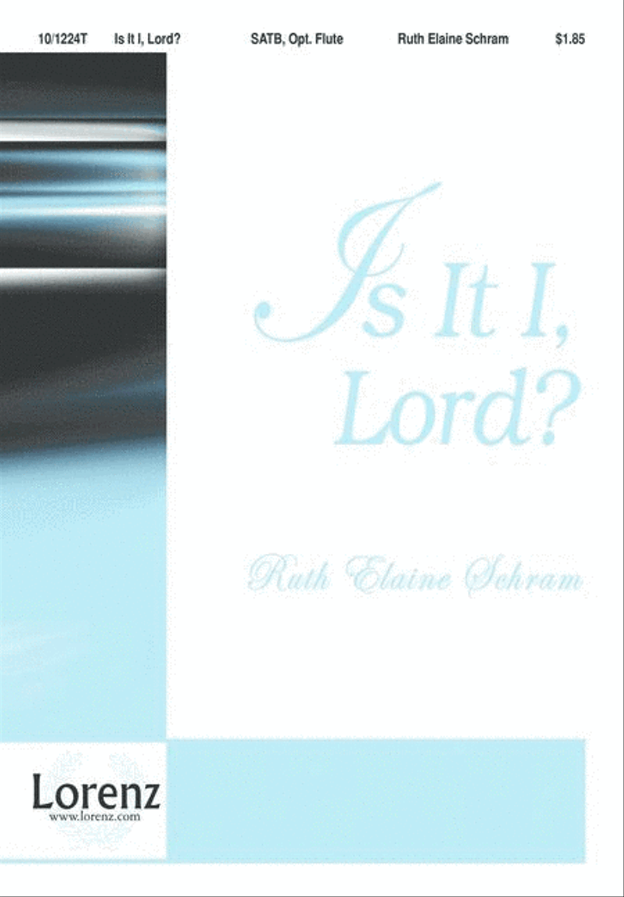 Is It I, Lord? Is It I, Lord? 4-Part scores gallery preview page 1