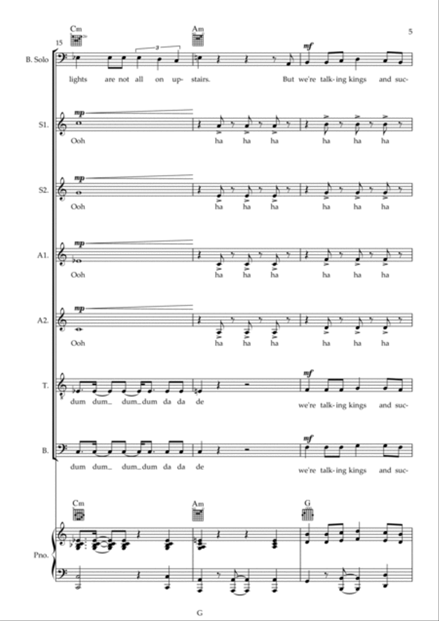 Be Prepared Be Prepared Choir scores gallery preview page 5