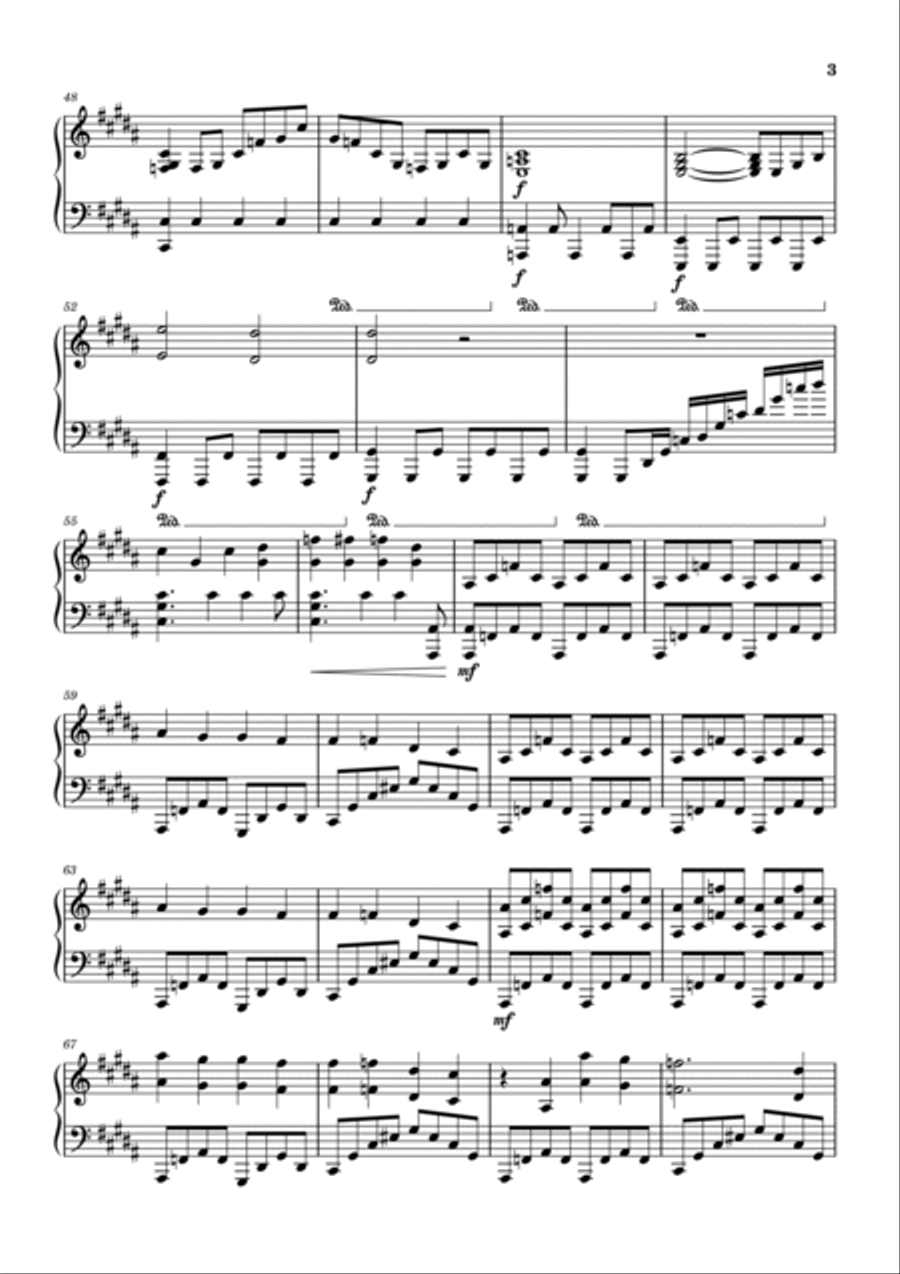 Forbidden Friendship Piano Solo scores gallery preview page 3