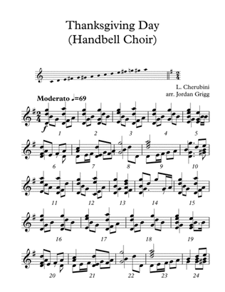 Book cover for Thanksgiving Day (Handbell Choir)