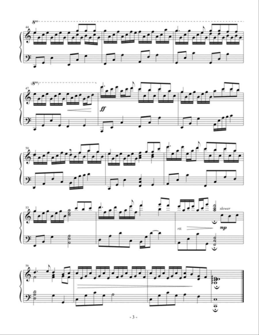 For the Love of Hymns (LDS Hymns for Solo Piano) Piano Solo scores gallery preview page 6