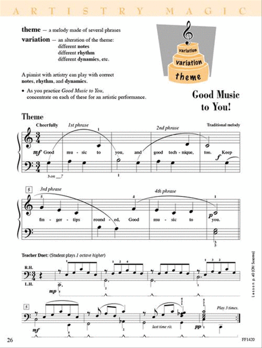 Accelerated Piano Adventures for the Older Beginner Piano Method scores gallery preview page 5