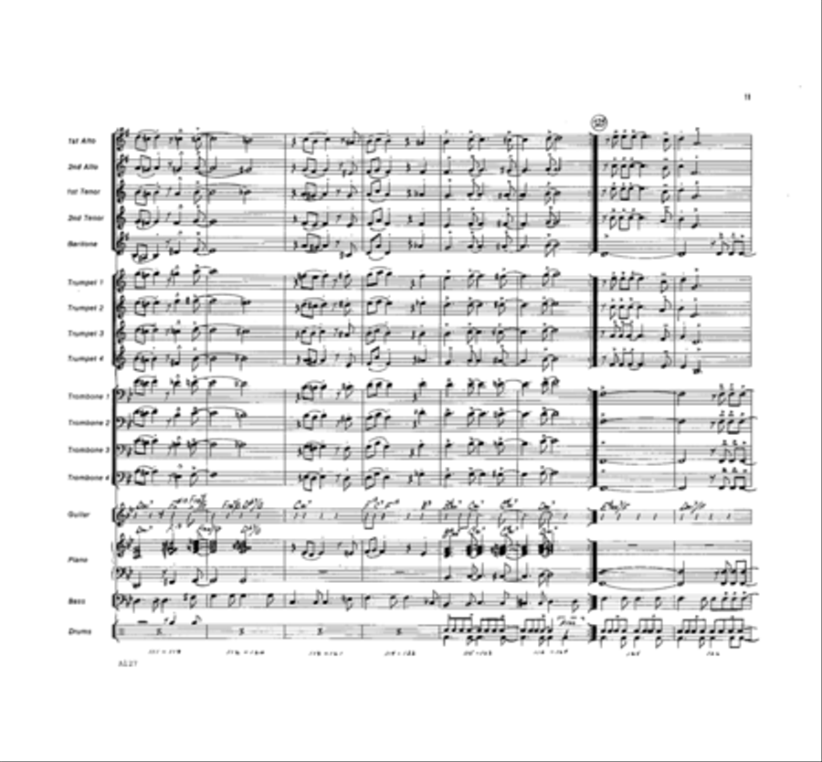 One to One Jazz Ensemble scores gallery preview page 11