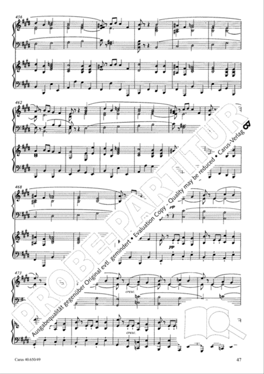 Petite Messe solennelle 4-Part scores gallery preview page 48