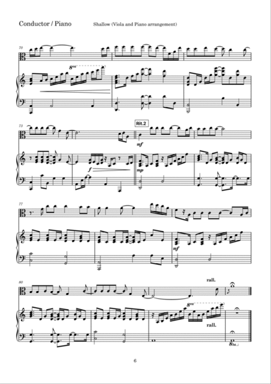 Shallow Viola scores gallery preview page 6