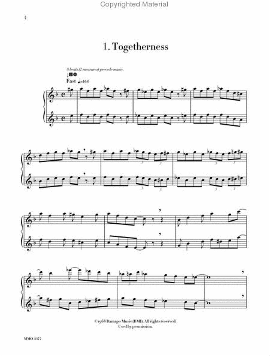 17 Jazz Duets for Two Flutes Flute Duet scores gallery preview page 2