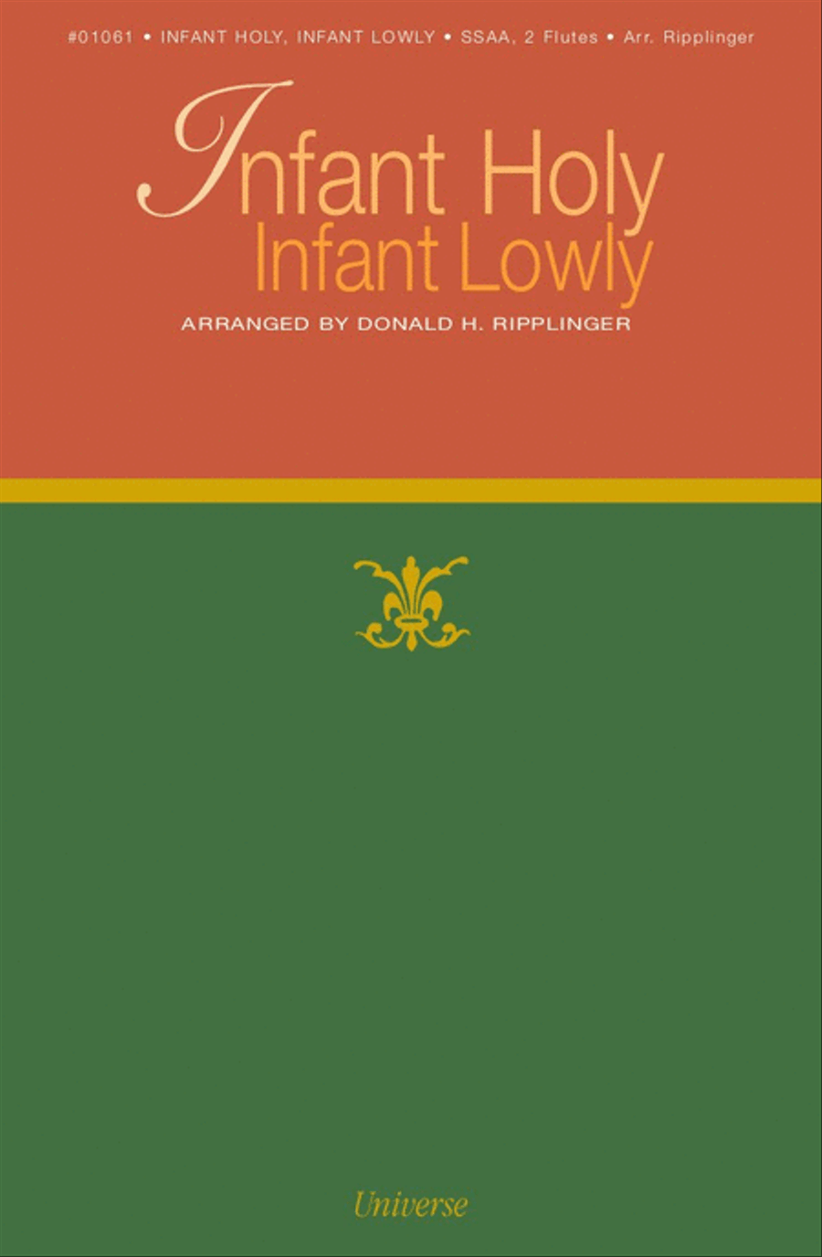 Infant Holy, Infant Lowly SSAA scores gallery preview page 1