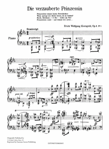 Marchenbilder : sieben Stucke fur Klavier : Opus 3