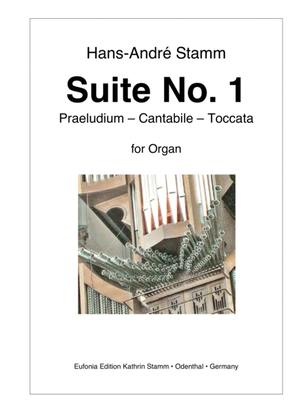 Book cover for Suite No. 1 for organ