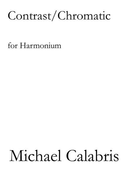 Contrast/Chromatic (for Harmonium)