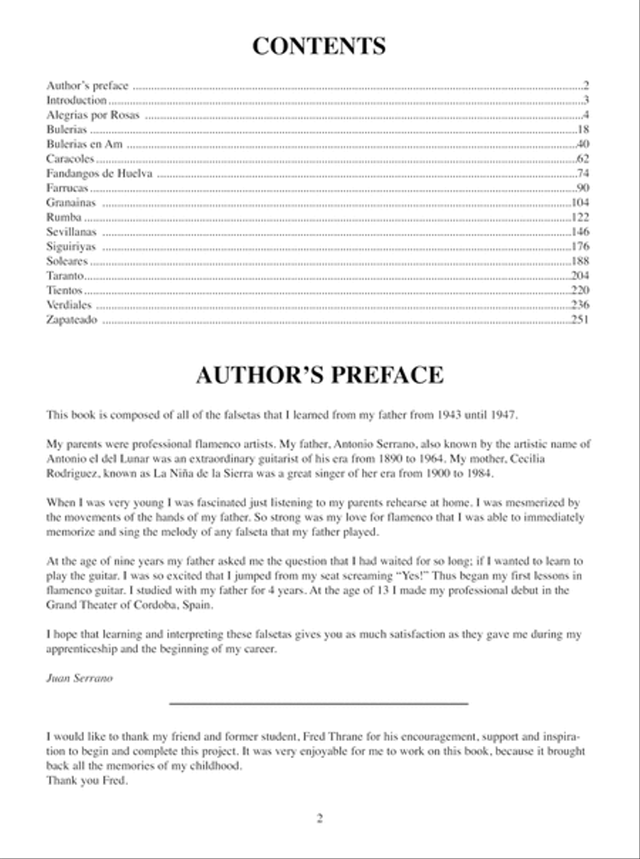 Flamenco Studies: Falsetas de mi Padre Acoustic Guitar scores gallery preview page 8