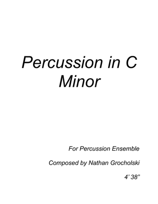 Percussion in C Minor